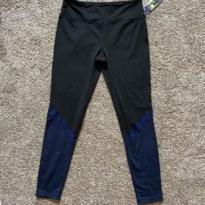 Black and Blue Leggings